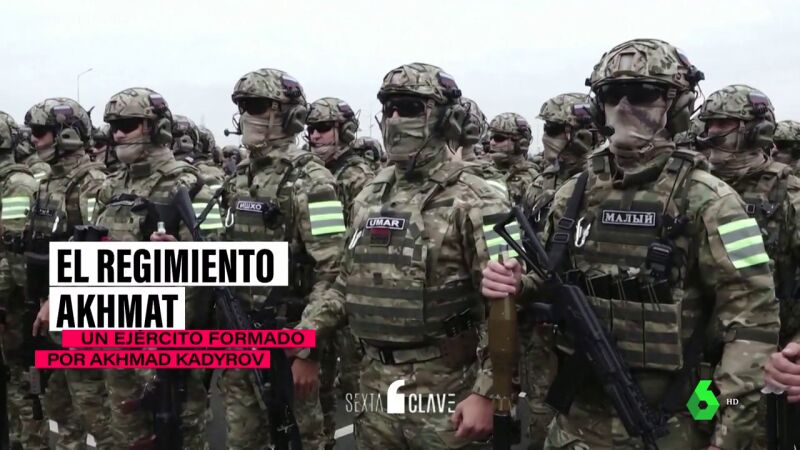 Así es el Regimiento Ajmat, el 'juguete contra el terror' de Putin: mercenarios chechenos al servicio del Kremlin