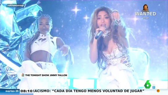 El dardo de Shakira a Gerard Piqué en su entrevista con Jimmy Fallon: "Me arrastraba" Shakira canta en el Show de Jimmy Fallon 'Puntería', su exitoso tema con Cardi B