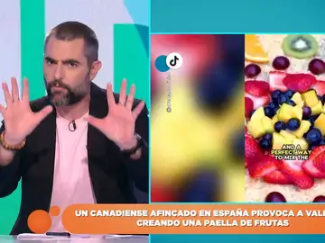 El mensaje de Dani Mateo a los valencianos ante la paella de frutas: &quot;Vengaos, pero de forma pacífica&quot;