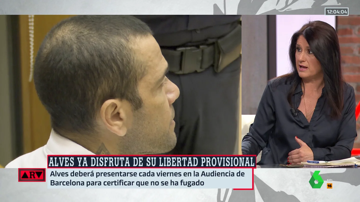 Imma Lucas señala lo "único bueno" del caso Alves: "Por primera vez en España se cree a la víctima frente a un famoso futbolista" Imma Lucas señala lo "único bueno" del caso Alves: "Por primera vez en España se cree a la víctima frente a un famoso futbolista"