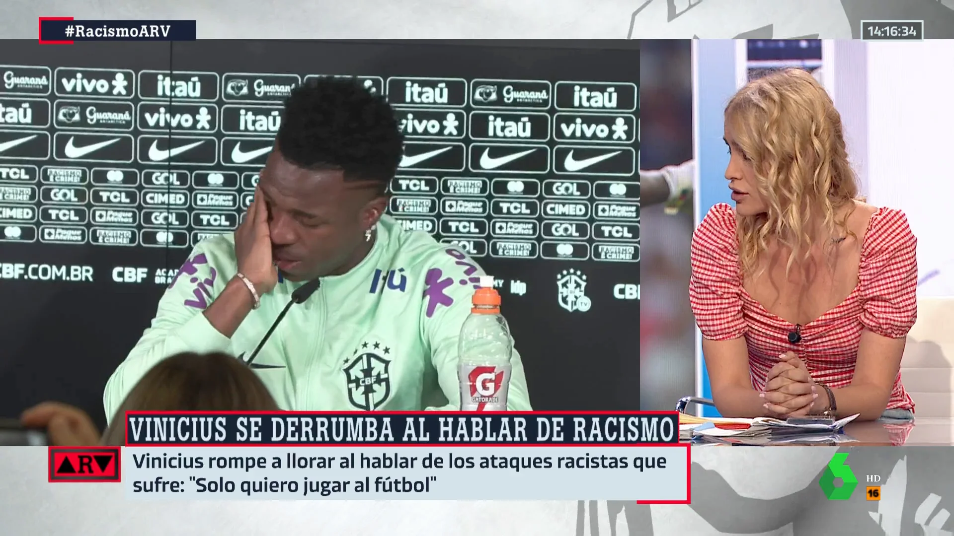 ARV - La denuncia de Afra Blanco por el racismo hacía Vinicius