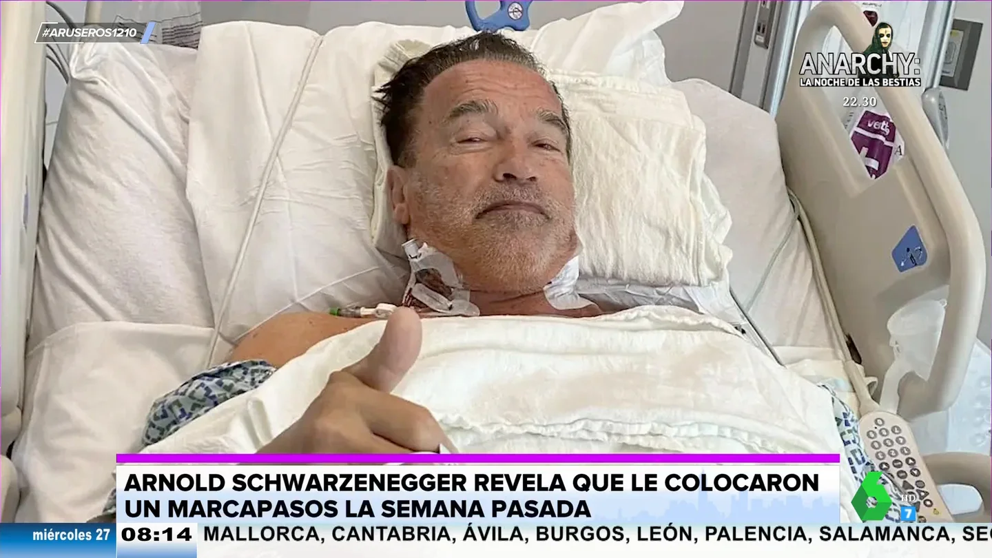 Schwarzenegger marcapasos Schwarzenegger marcapasos