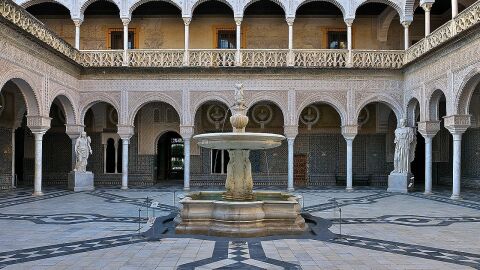 Fuente en Casa Pilatos. Sevilla