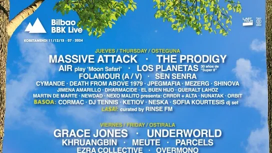 El cartel definitivo del Bilbao BBK Live 2024 El cartel definitivo del Bilbao BBK Live 2024