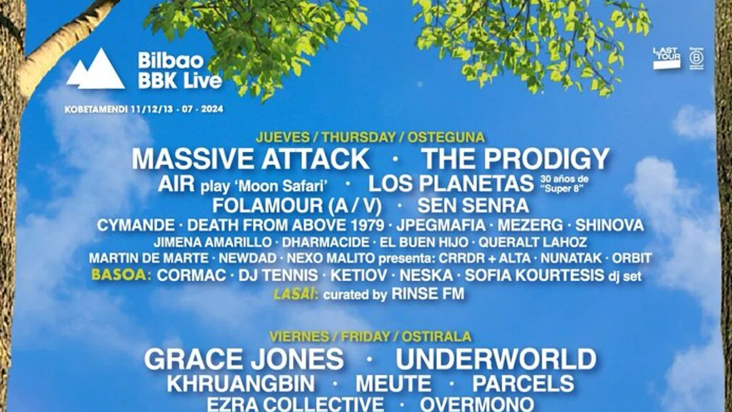 El cartel definitivo del Bilbao BBK Live 2024 El cartel definitivo del Bilbao BBK Live 2024
