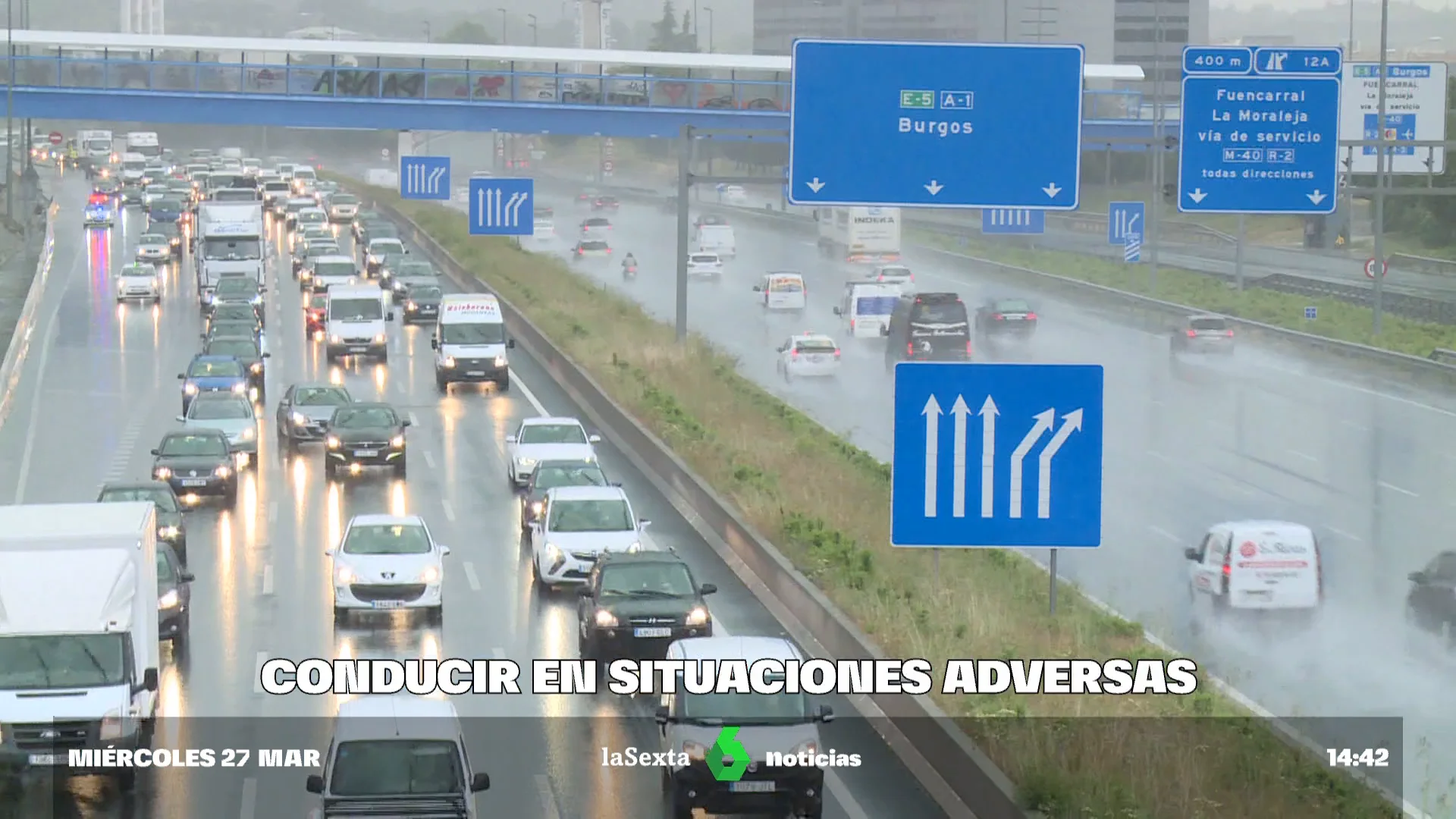 Cómo conducir con el temporal de Semana Santa