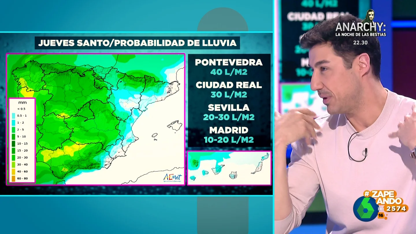 Francisco Cacho adelanta qué tiempo hará los últimos días de Semana Santa Francisco Cacho adelanta qué tiempo hará los últimos días de Semana Santa
