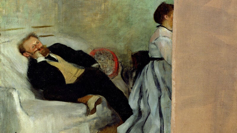 Édouard Manet y su mujer - Edgar Degas