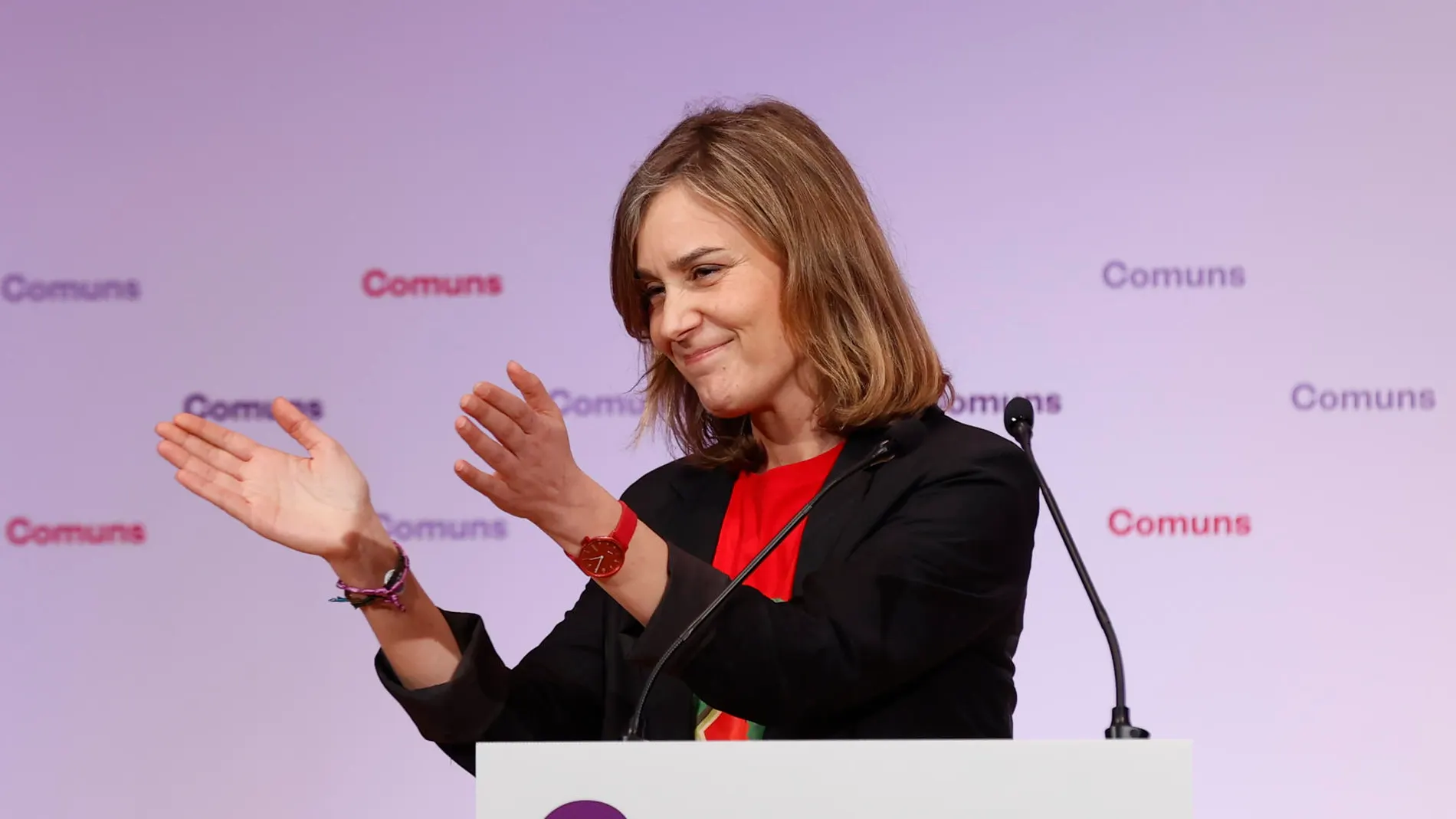 Imagen de archivo de la líder de En Comú Podem en el Parlament, Jéssica Albiach.