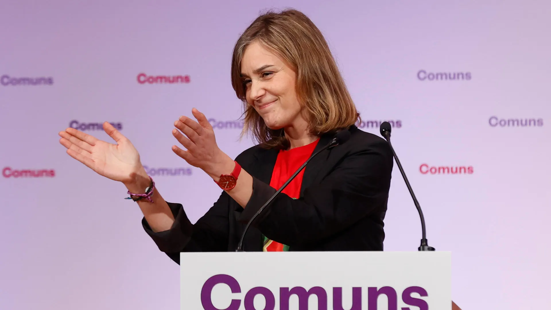 Imagen de archivo de la líder de En Comú Podem en el Parlament, Jéssica Albiach.