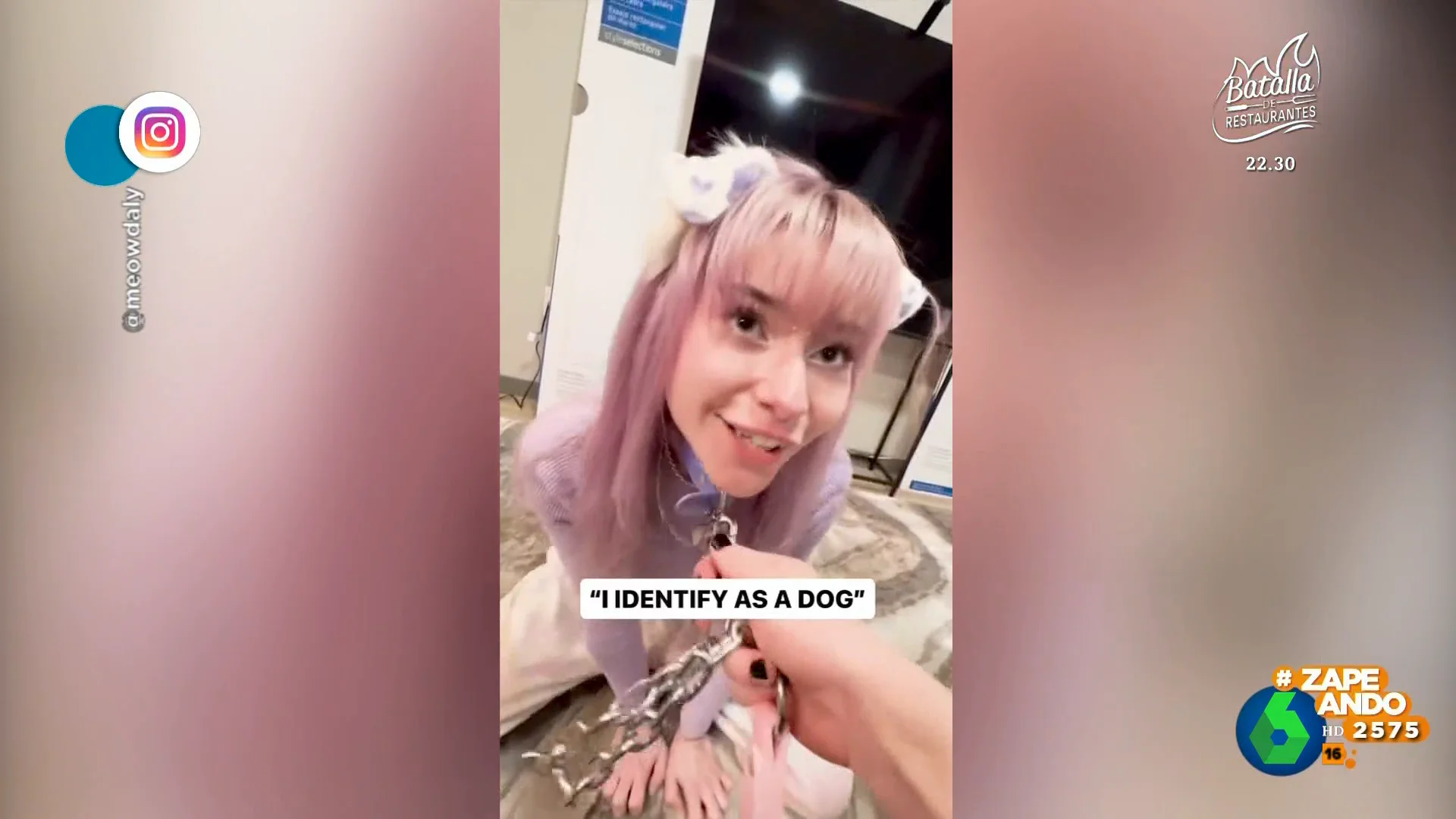 Isabel Forner alucina con una influencer que se cree que es un perro: "Pero, ¿esta persona está bien?"