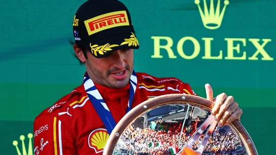 Carlos Sainz, tras ganar en Australia Carlos Sainz, tras ganar en Australia