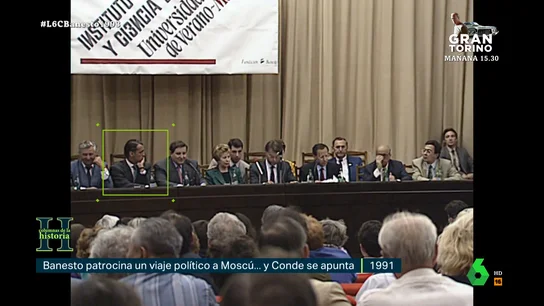 El 'flirteo' de Mario Conde con el poder, o cómo 'patrocinó' Banesto su viaje con Felipe González a la Moscú de Gorbachov laSexta Columna recupera su reportaje sobre Mario Conde y el 'caso Banesto' y en este vídeo recuerda cómo fueron los escarceos del exbanquero con el poder y si realmente llegó a plantearse la posibilidad de iniciar una carrera política.