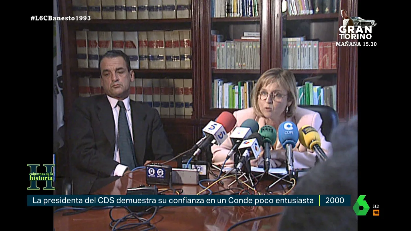 Sí, Mario Conde fue candidato a presidente del Gobierno: así se presentó por el mismo partido al que dio 300 millones de Banesto laSexta Columna recuerda en este vídeo cómo Mario Conde dio al CDS de Adolfo Suárez 300 millones de pesetas de Banesto y cómo, años después, se presentó por ese mismo partido a la presidencia del Gobierno justo antes de entrar en prisión.