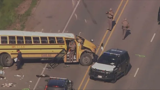 Accidente de autobús escolar en Texas Accidente de autobús escolar en Texas