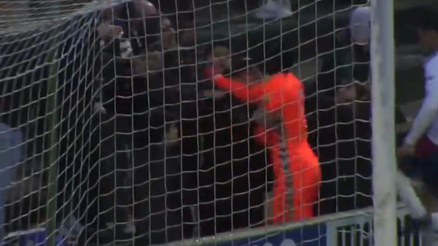 Cheick Sarr, portero del Rayo Majadahonda Cheick Sarr, portero del Rayo Majadahonda