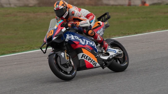 Luca Marini, con la Honda Luca Marini, con la Honda