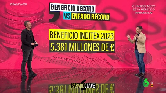 XPLICA Camarero, sobre los trabajadores de Inditex: "Consiguieron un convenio del Salario Mínimo en tiendas, mientras la empresa tuvo un beneficio de 5.381 millones" XPLICA Camarero, sobre los trabajadores de Inditex: "Consiguieron un convenio del Salario Mínimo en tiendas, mientras la empresa tuvo un beneficio de 5.381 millones"