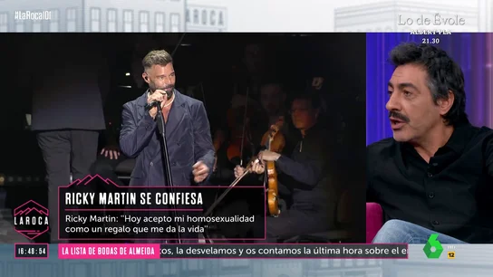 Juan del Val habla de la homosexualidad de Ricky Martin Juan del Val habla de la homosexualidad de Ricky Martin