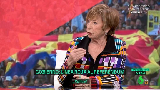 Celia Villalobos propone un referéndum nacional para Cataluña Celia Villalobos propone un referéndum nacional para Cataluña