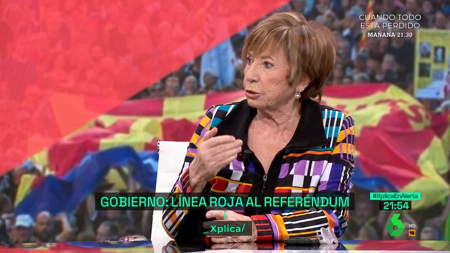 Celia Villalobos propone un referéndum nacional para Cataluña Celia Villalobos propone un referéndum nacional para Cataluña