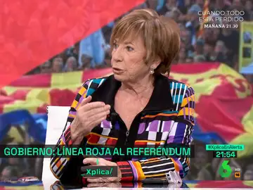 Celia Villalobos propone un referéndum nacional para Cataluña
