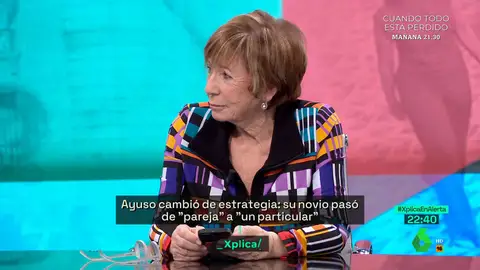 XPLICA Celia Villalobos sale en defensa de Miguel Ángel Rodríguez: "Es un magnífico profesional, pero cree que está hablando con una amiga cuando no lo es"