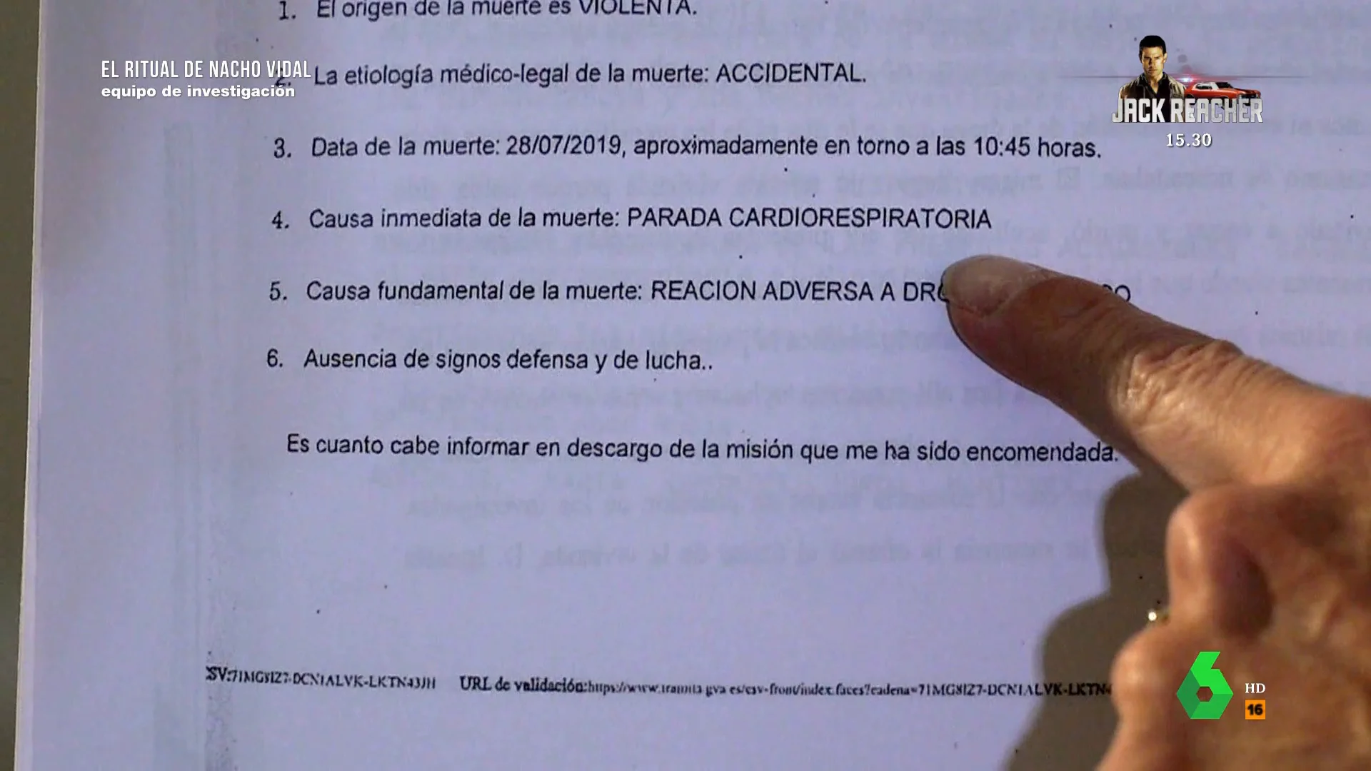 Informe forense del fotógrafo José Luis Abad