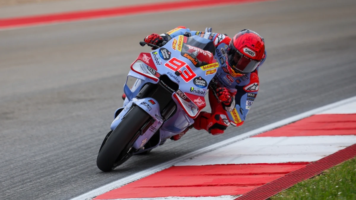 Marc Márquez, en la Ducati de Gresini