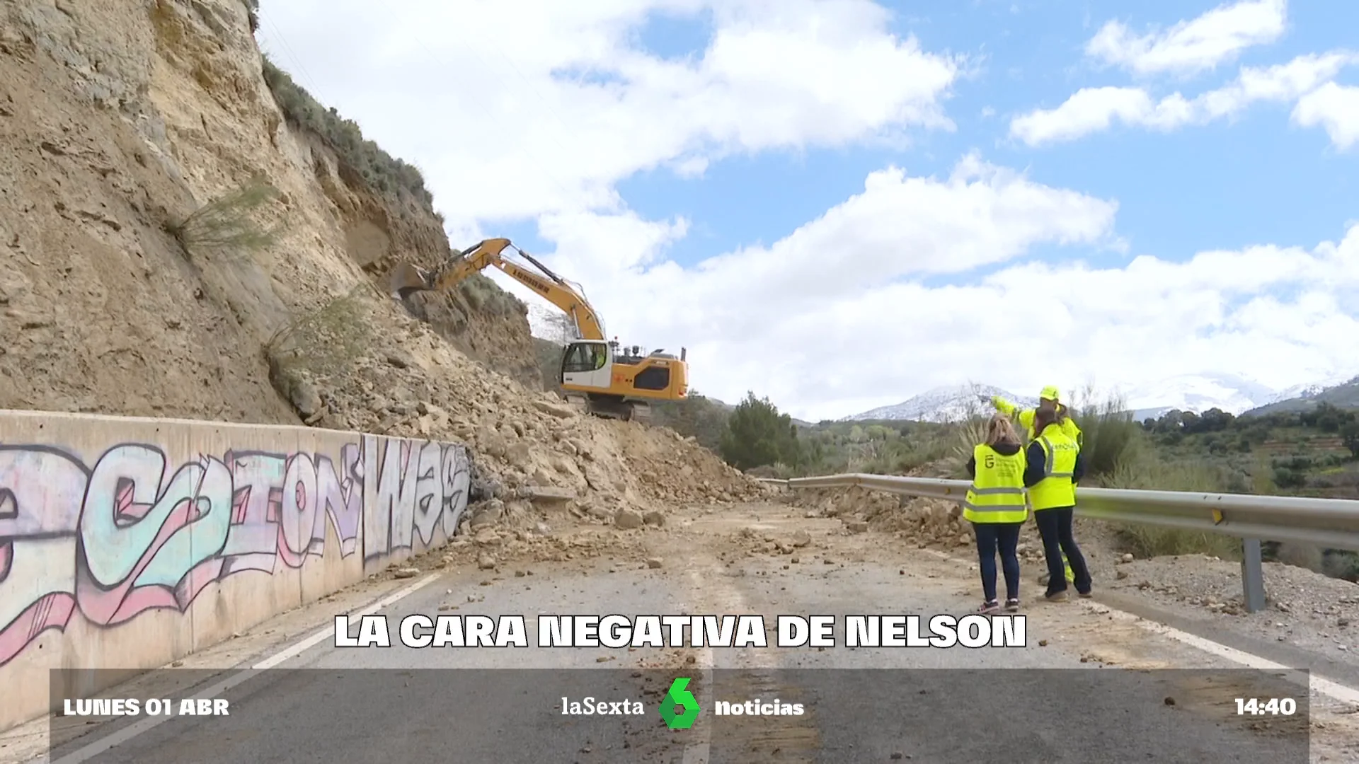 Nelson deja vecinos incomunicados, playas destrozadas y carreteras cortadas