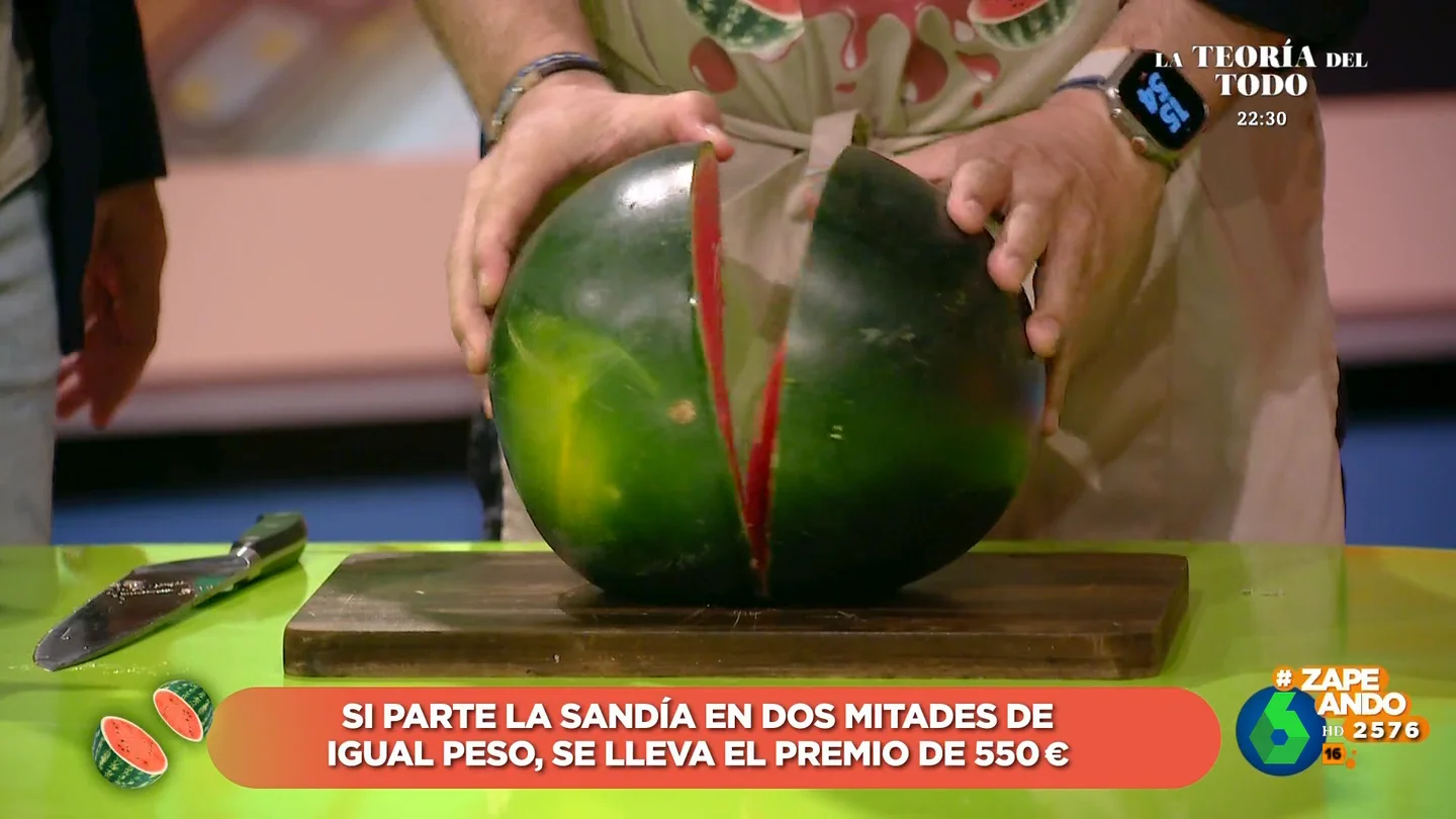 'La sandía millonaria' aumenta el bote y Miki Nadal se queda sin un jamón de Salamanca 'La sandía millonaria' aumenta el bote y Miki Nadal se queda sin un jamón de Salamanca
