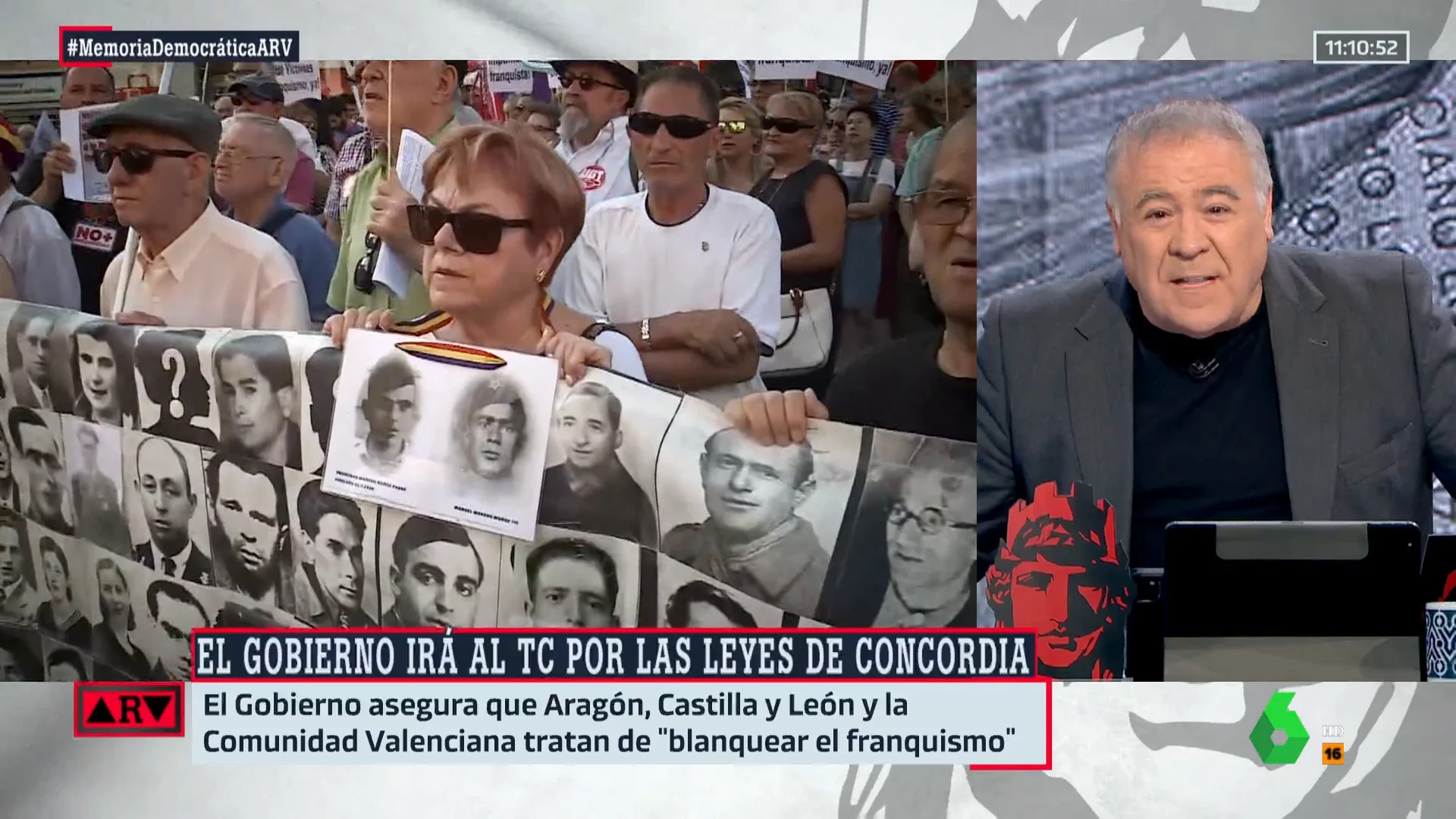 ARV- La película que Ferreras le recomienda a los populares Mazon, Prohens y Mañueco sobre memoria histórica: "Que la vean y luego decidan sobre esas leyes"