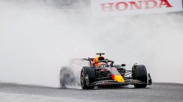 Max Verstappen, en la lluvia de Suzuka