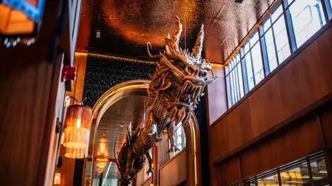 Dragón del restaurante Le Chinois en Madrid Dragón del restaurante Le Chinois en Madrid