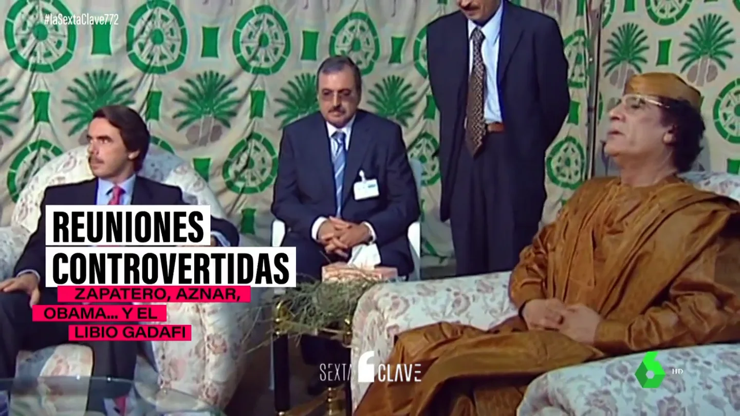 Gadafi, Obiang, Al-Assad y las otras polémicas reuniones de presidentes españoles con líderes cuestionables Gadafi, Obiang, Al-Assad y las otras polémicas reuniones de presidentes españoles con líderes cuestionables