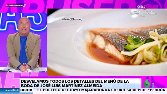 Menú boda Almeida Menú boda Almeida