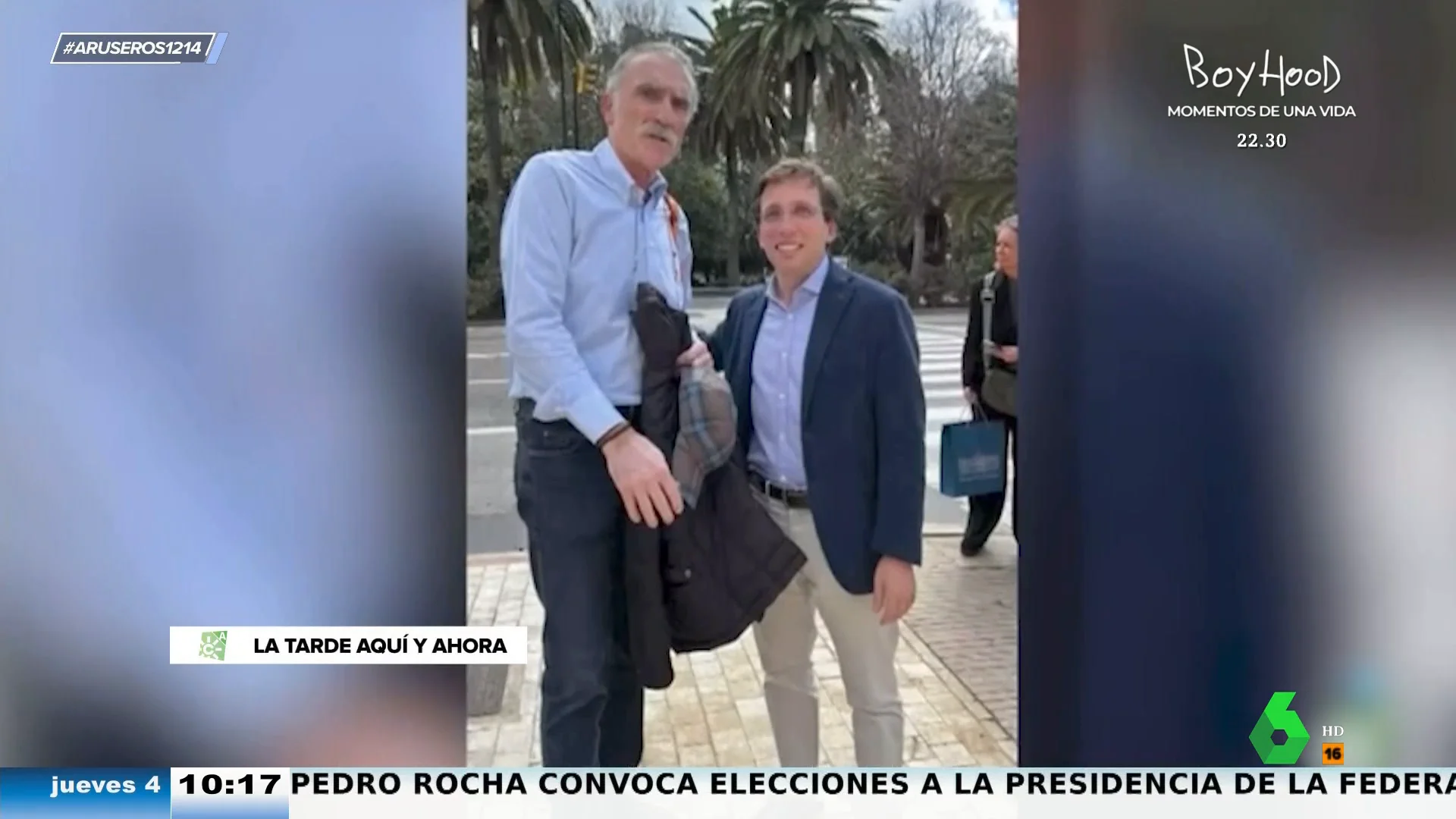 Así reacciona Juan y Medio a su foto viral con Almedia: "El rumor que corre es si yo le había llevado al colegio"