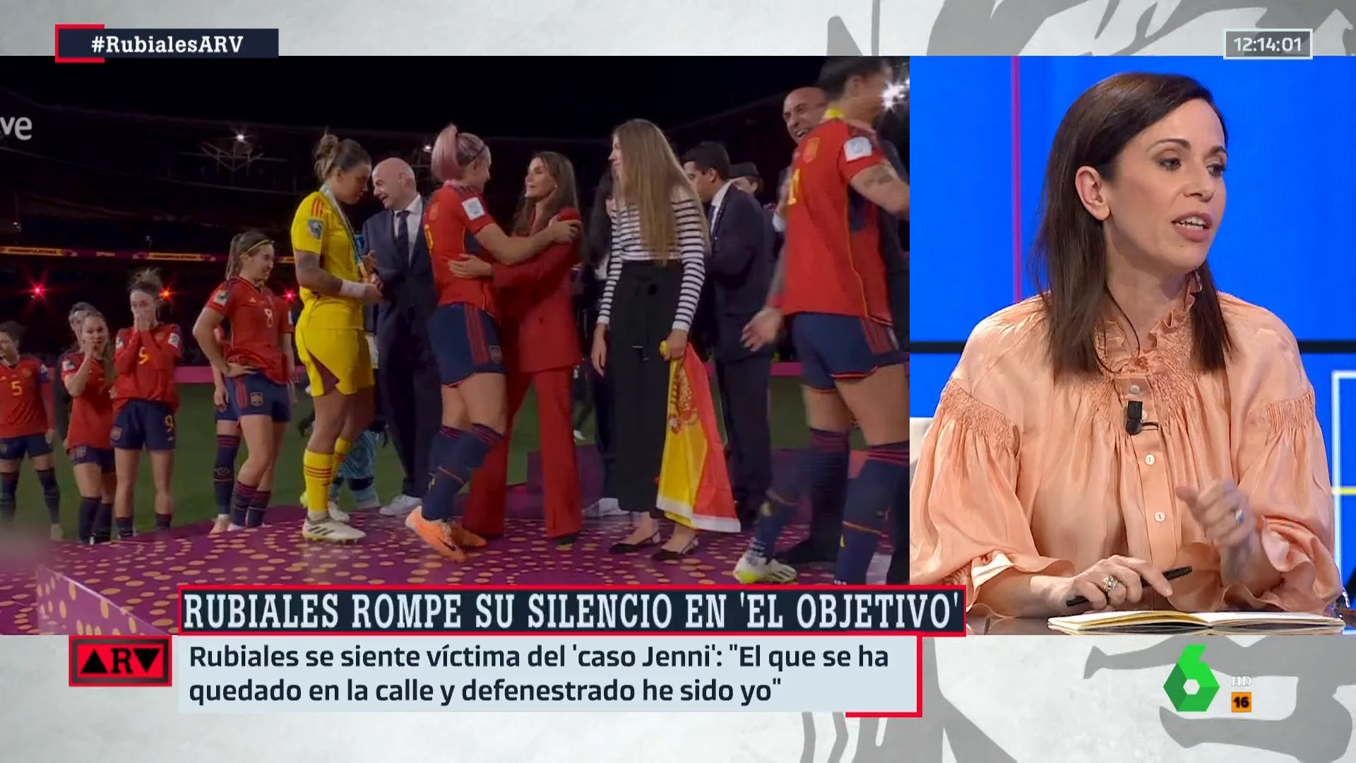 ARV - El análisis de Ángeles Caballero sobre el descernimiento de Rubiales y el feminismo: "No está ni en educación infantil"