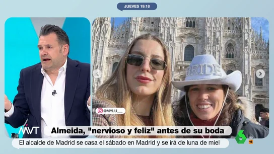 Iñaki López opina de la despedida de soltera de la novia de Almeida Iñaki López opina de la despedida de soltera de la novia de Almeida