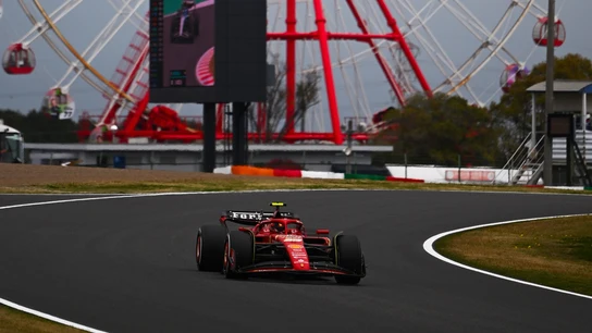 Carlos Sainz rueda con el Ferrari Carlos Sainz rueda con el Ferrari