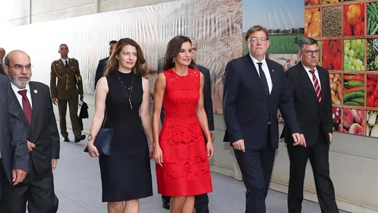 Fotografía del 22 de julio de 2019 de la reina Letizia junto a la abogada del Estado Dolores Ocaña Fotografía del 22 de julio de 2019 de la reina Letizia junto a la abogada del Estado Dolores Ocaña