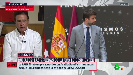 Jos&eacute; Ram&oacute;n de la Morena, tajante sobre Piqu&eacute;: "No me huele bien. Si Rubiales te mete en el bolsillo 24 millones...