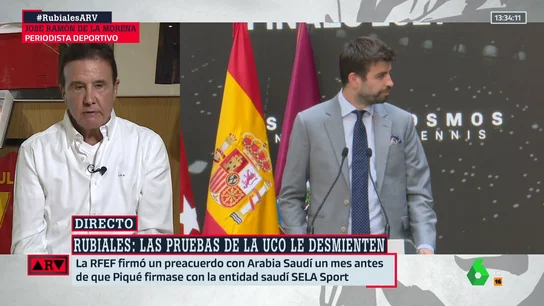 José Ramón de la Morena, tajante sobre Piqué: "No me huele bien. Si Rubiales te mete en el bolsillo 24 millones... José Ramón de la Morena, tajante sobre Piqué: "No me huele bien. Si Rubiales te mete en el bolsillo 24 millones...