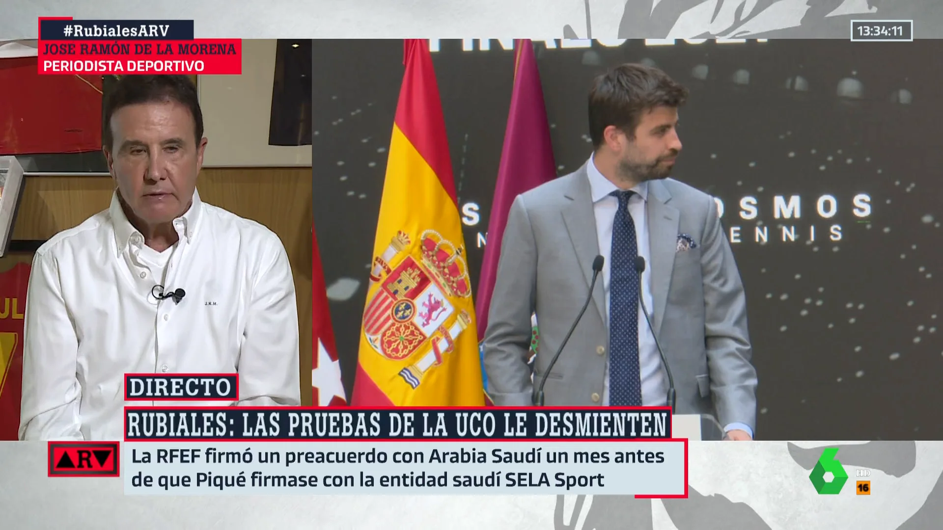 José Ramón de la Morena, tajante sobre Piqué: "No me huele bien. Si Rubiales te mete en el bolsillo 24 millones...