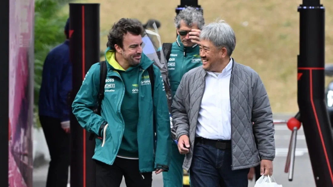 Fernando Alonso y Masashi Yamamoto