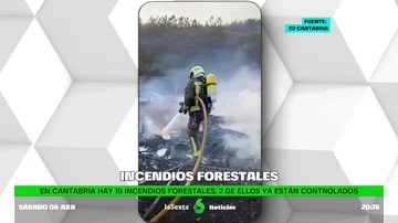Incendios forestales en Cantabria