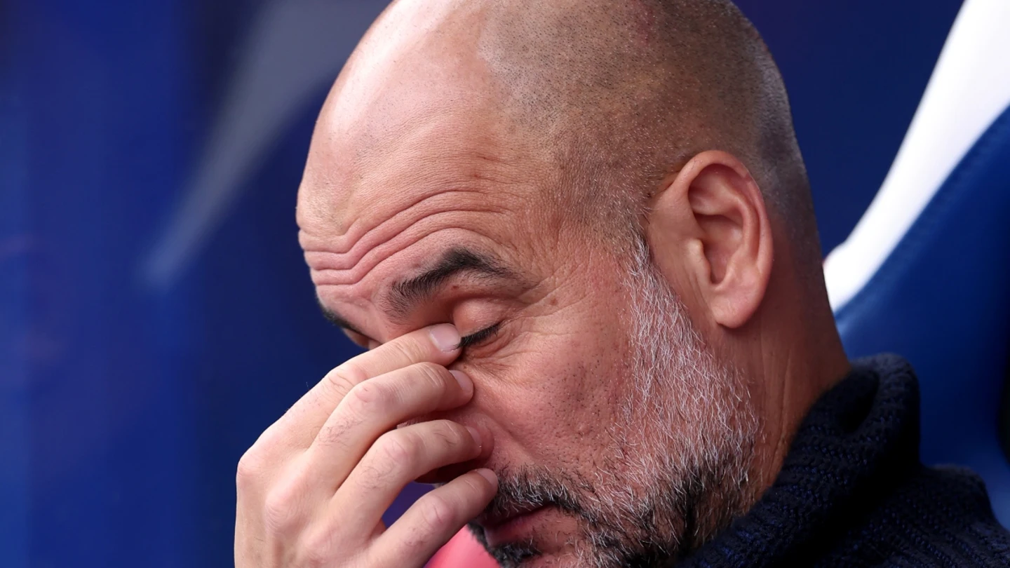 Guardiola, contrariado Guardiola, contrariado