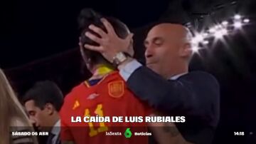 Luis Rubiales y su beso no consentido a Jenni Hermoso