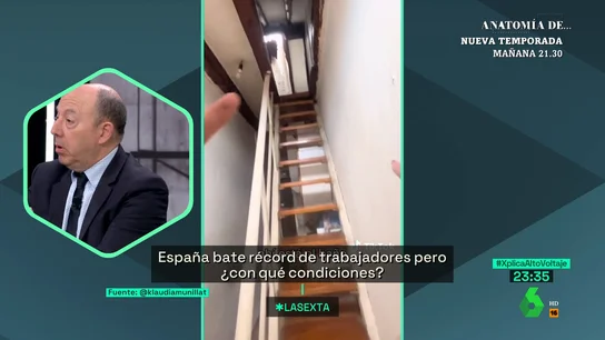 Gonzalo Bernardos, tajante con una joven que vive en una buhardilla: "Eso no es un piso; esto es culpa de quien lo acepta" Gonzalo Bernardos, tajante con una joven que vive en una buhardilla: "Eso no es un piso; esto es culpa de quien lo acepta"