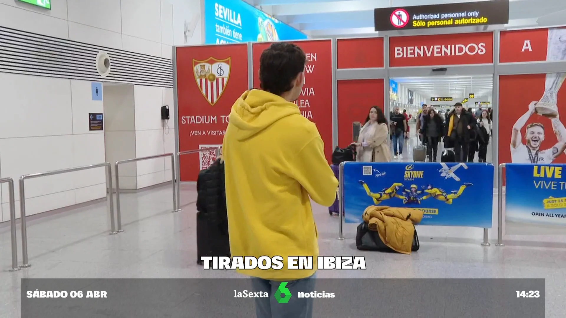 Problemas en un vuelo con aficionados del Mallorca